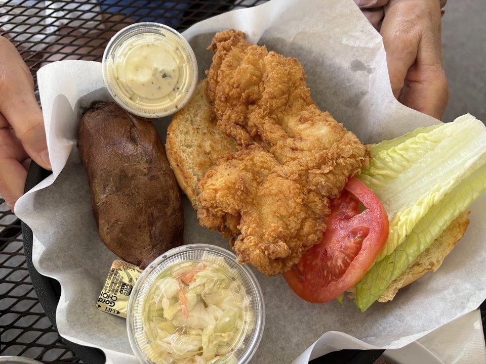 Fried Grouper Sandwich