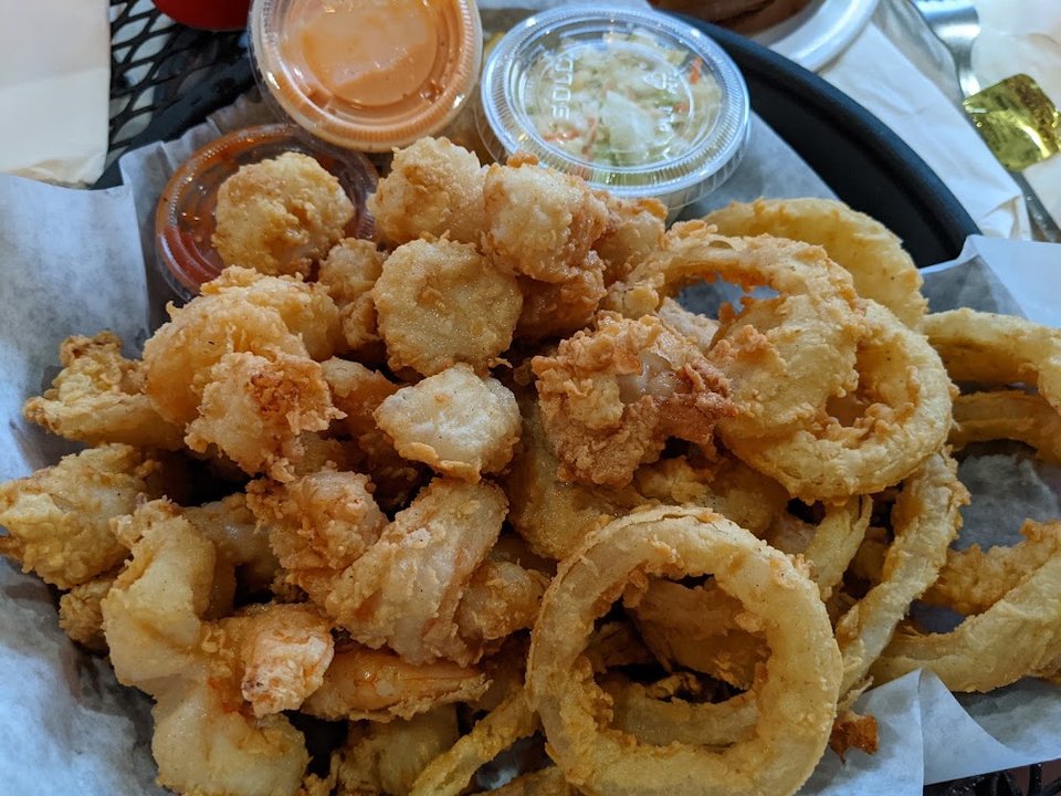 Fried Shrimp and Scallops